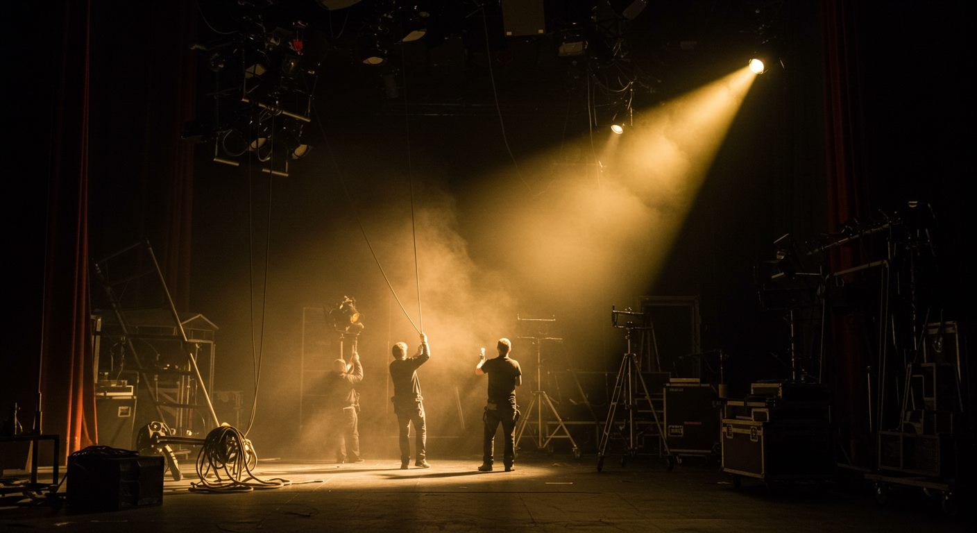 Architectural scenography plate 38 - Stage Right illumination